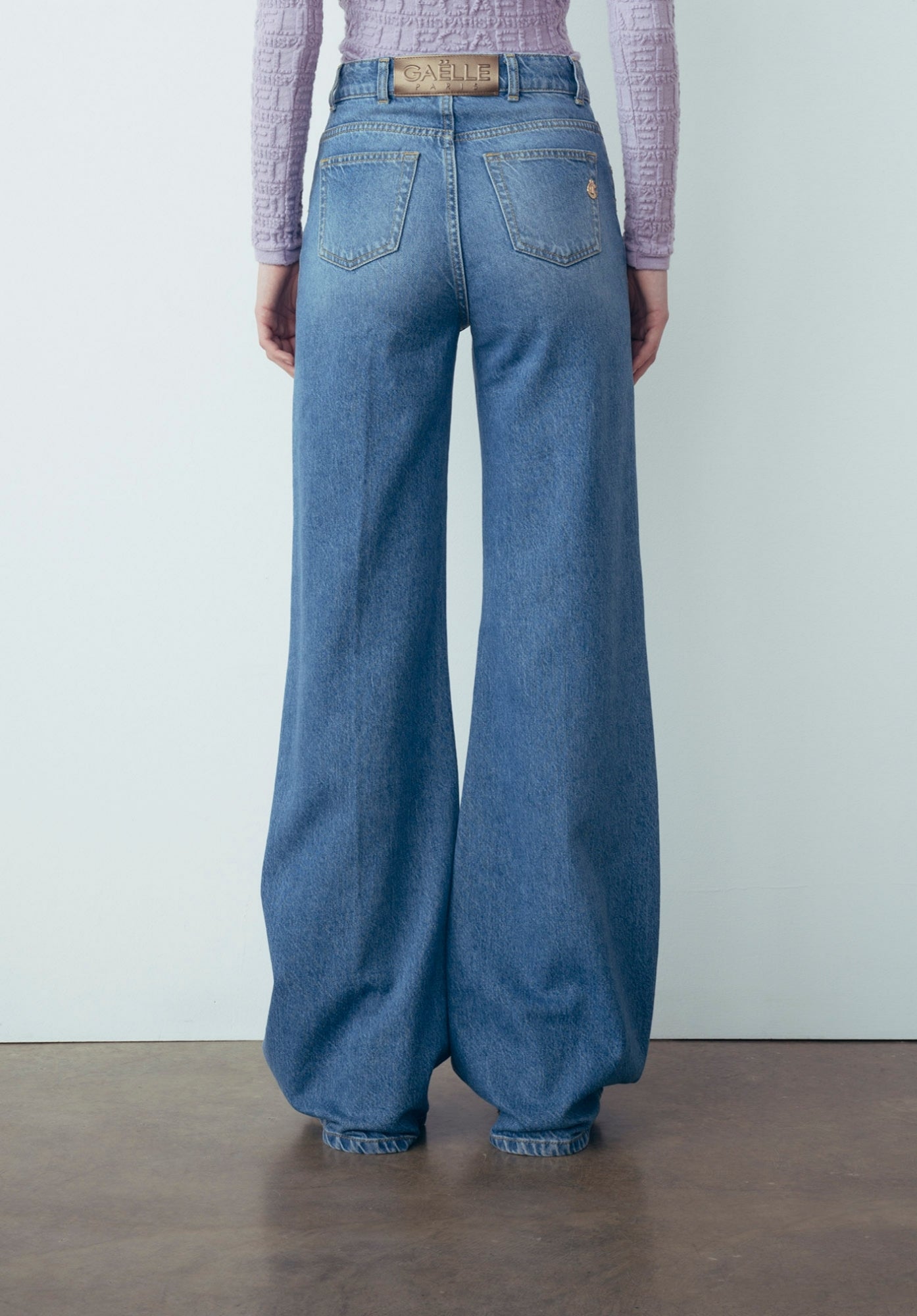 Gaelle donna jeans a palazzo GBDP19733