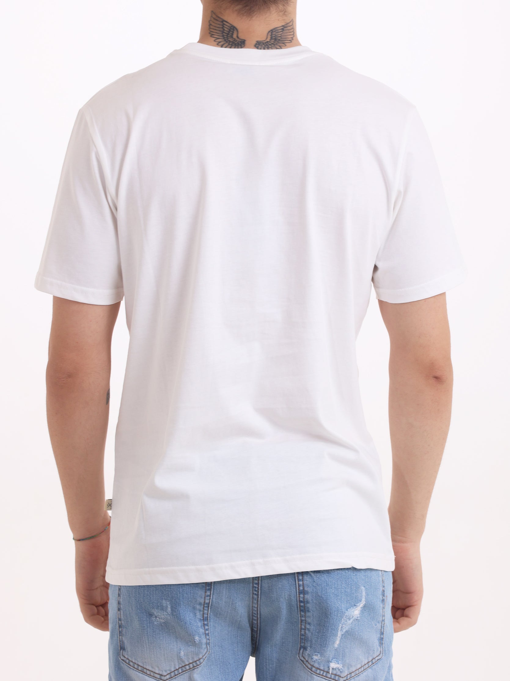 Gold Rush Uomo T-shirt Bianco Panna M1PALME