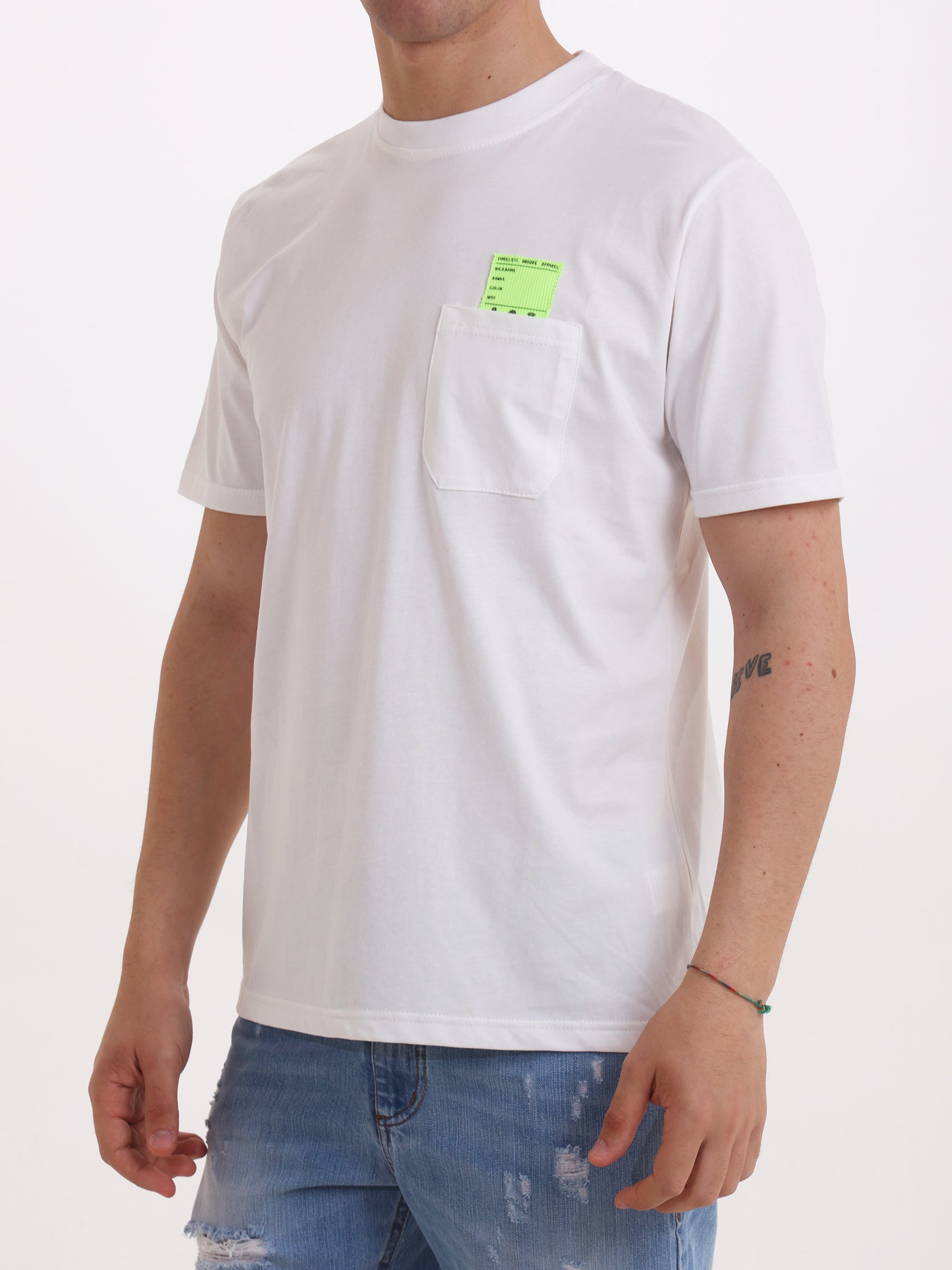 Fabrik Uomo T-shirt Bianco M1ELIO03