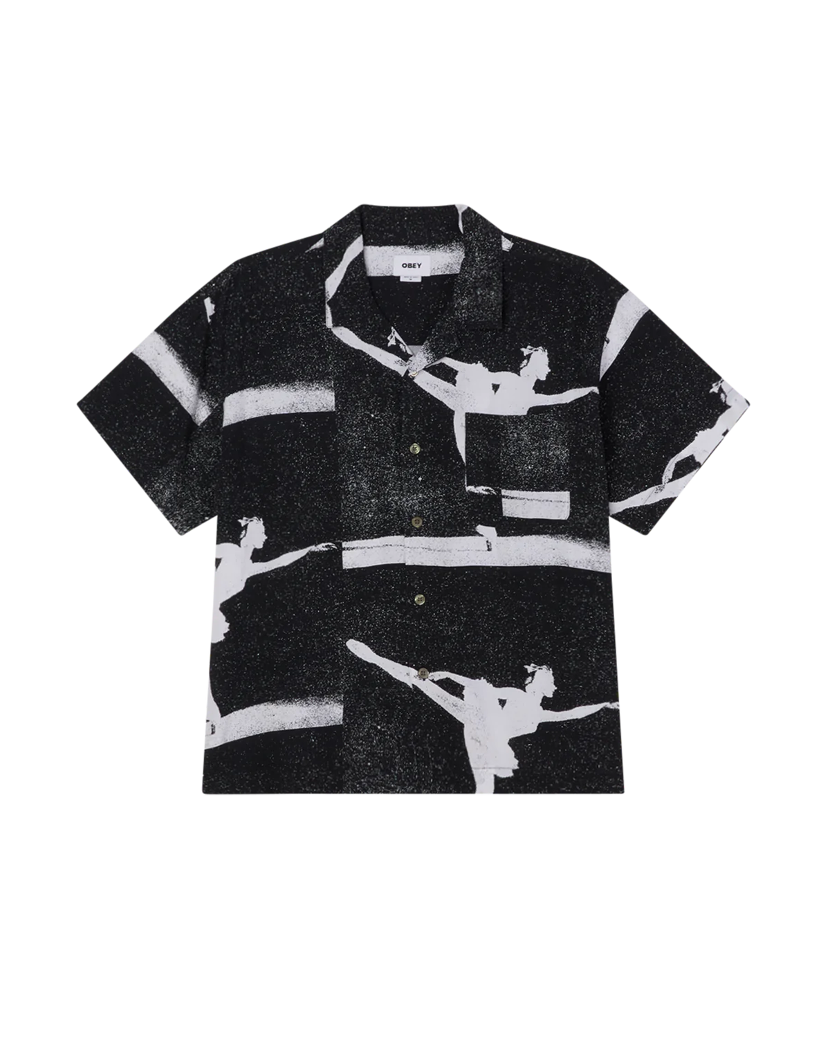 Obey uomo camicia Jaques Woven 22MC0001391 black multi