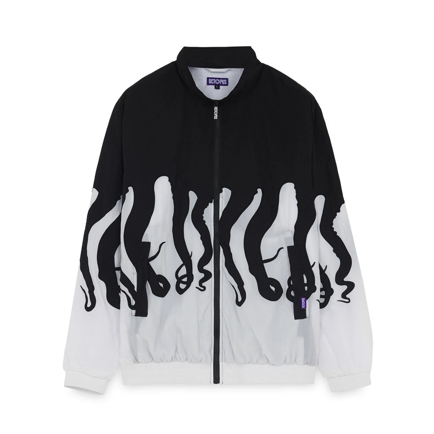 Octopus uomo felpa Original Track Top 24SOSZ01 Bianco/Nero