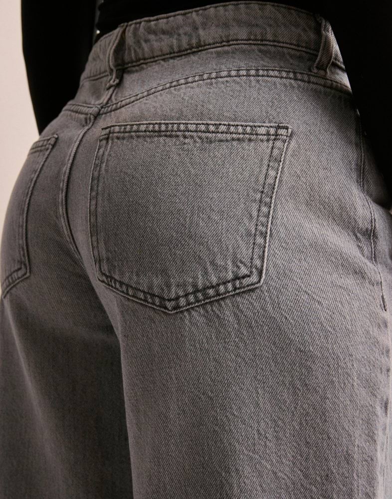 pieces donna jeans oelle straight 17151219 grey denim