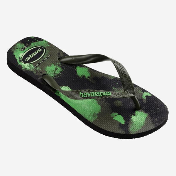 Havaianas Uomo Infradito Top Camu Nero/Mos 4141398 1293