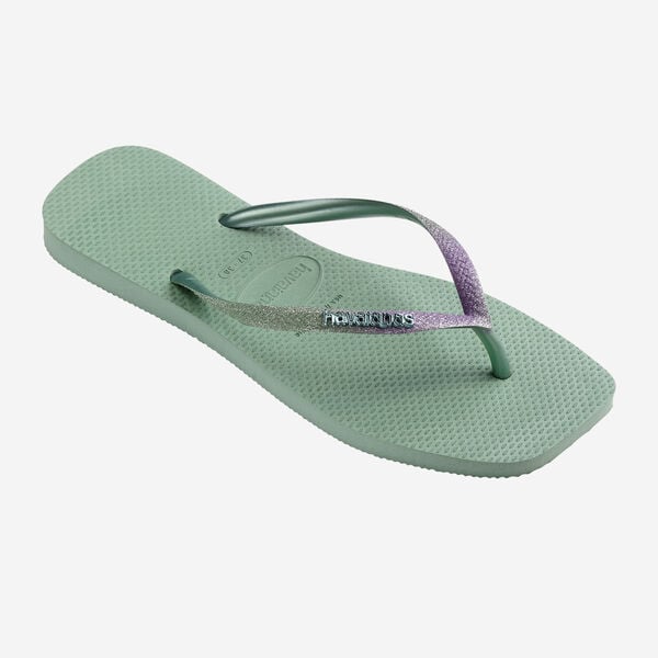 Havaianas Donna Infradito Square Glitter Verde 4148102 1809