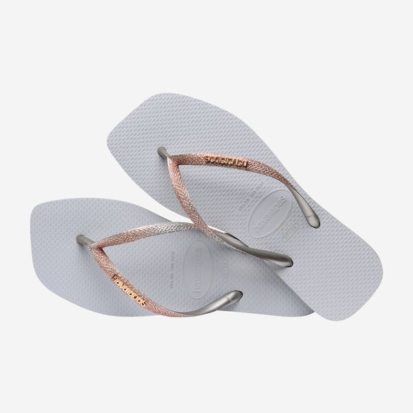 Havaianas Donna Infradito Square Glitter IcGray 4148102 3498