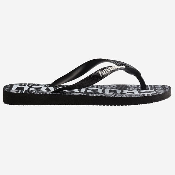 Havaianas Uomo Infradito Top Logomania Nero 4148449 0090