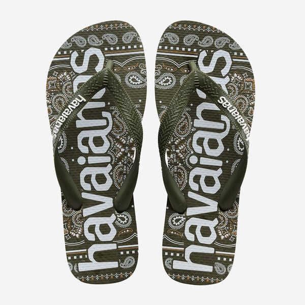 Havaianas Uomo Infradito Top Logomania Verde 4148449 0869