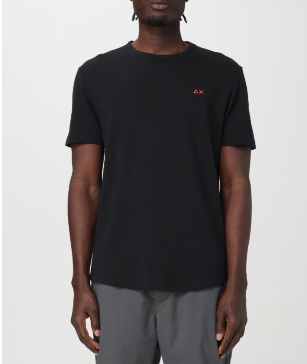 Sun68 uomo t-shirt T-SHIRT SOLID PE S/S T34123 11 NERO