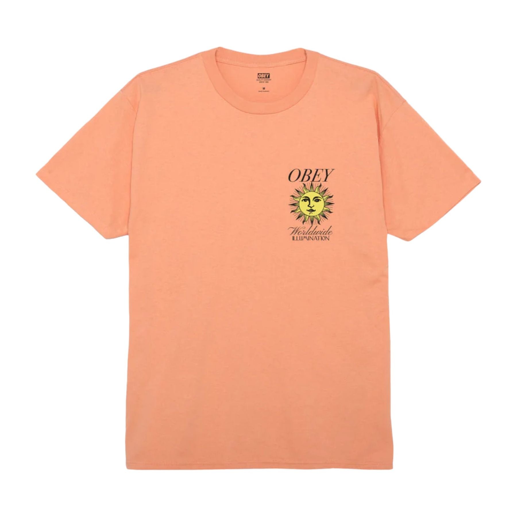 Obey uomo t-shirt illumination classic 22MC0000954 Citrus