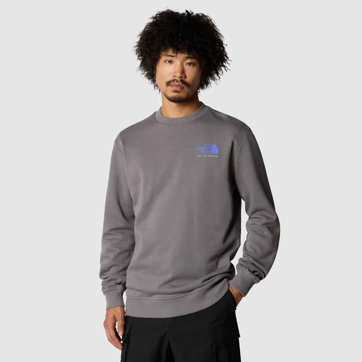 The North Face uomo felpa M Graphic Crew 3 Core NF0A87EU0UZ1 Smoked Pearl