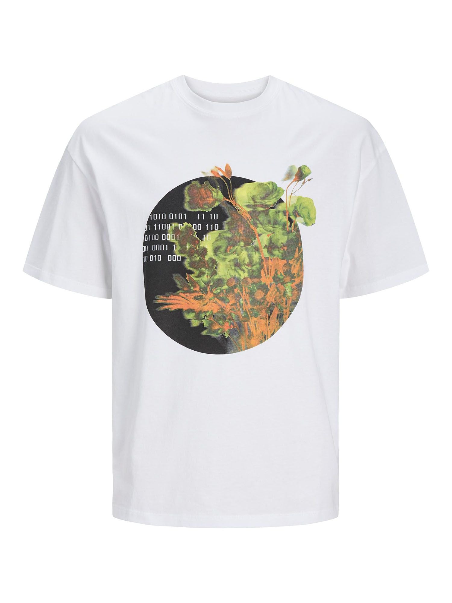 Jack & Jones uomo t-shirt Flora 12253401  White