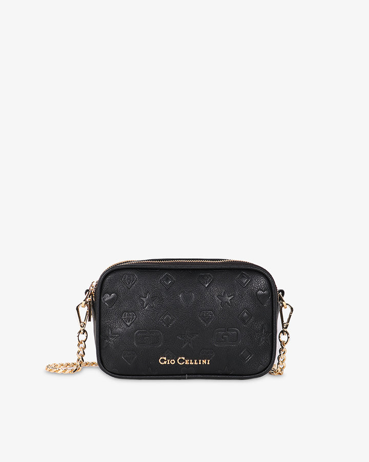 Gio Cellini Donna Borsa Tory Logo NERA DD036