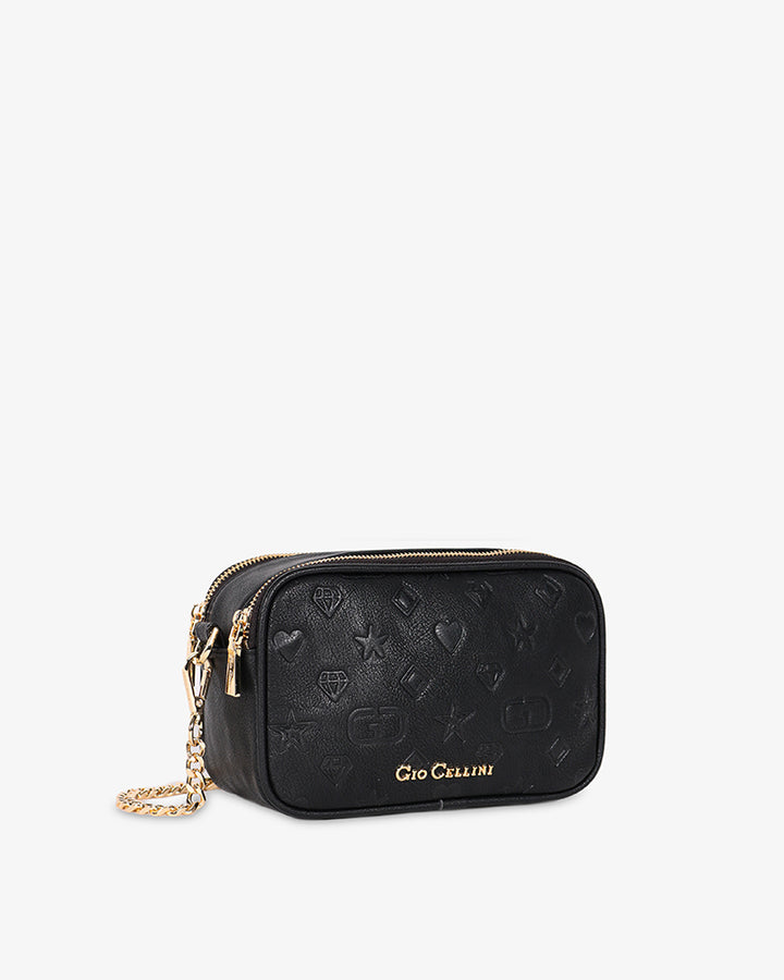 Gio Cellini Donna Borsa Tory Logo NERA DD036