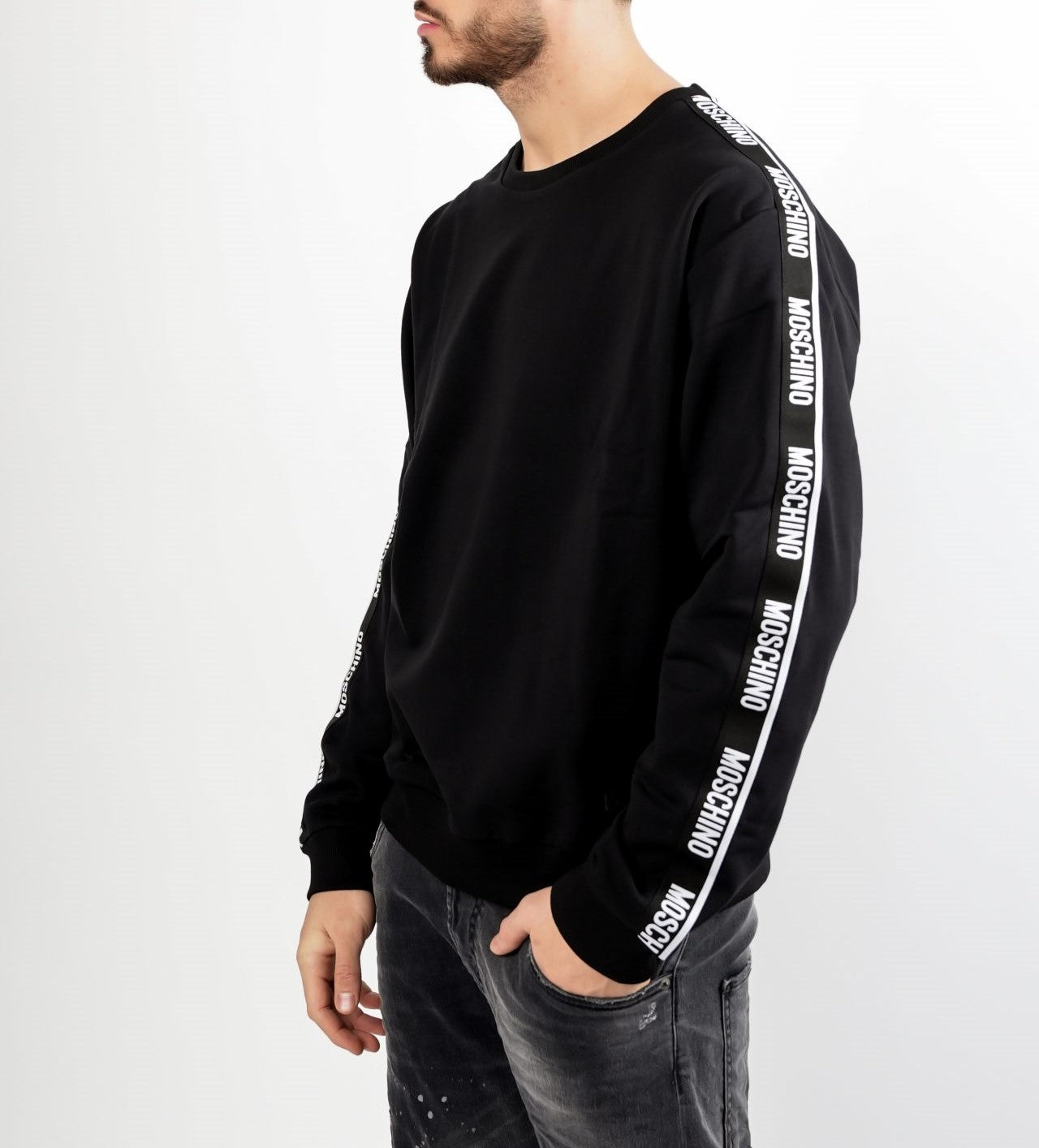 Moschino Felpa Tute Moschino Uomo TUTA LOVE NERO MOSCHINO UOMO IN