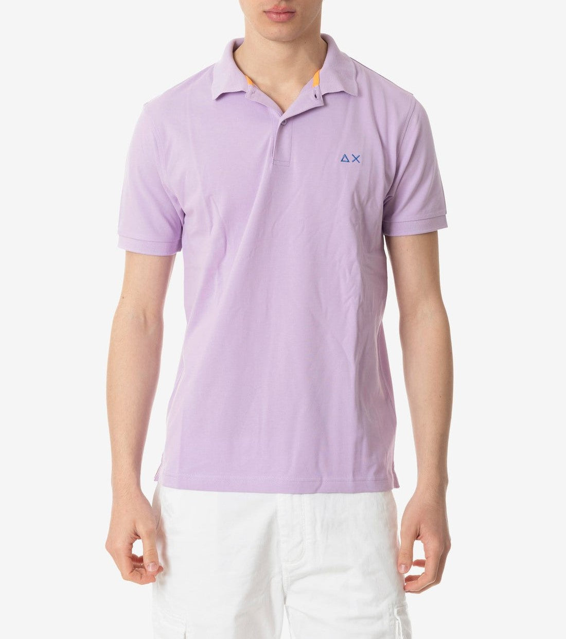 Sun68 uomo polo SOLID REGULAR S/S A34109 24 LILLA