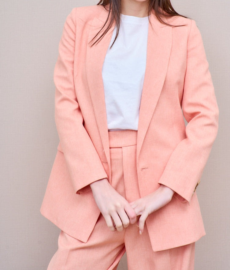 Vicolo Donna Giacca Blazer Pesca TE0192