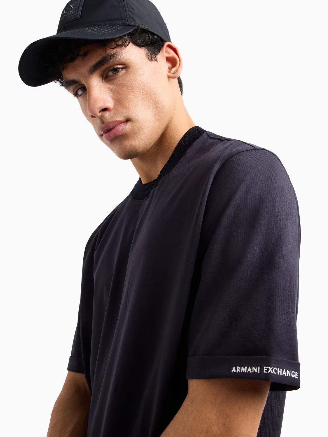 Armani Exchange uomo maglia felpa XM000519 AF10337 UB101 Navy