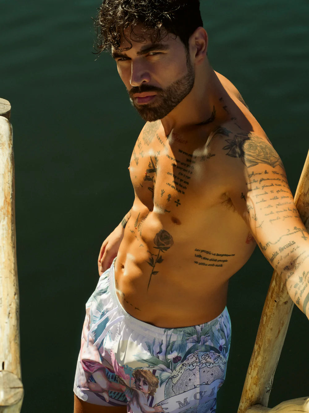 Move uomo costume Boxer S.Vicent SVN PRINT 25 Angel