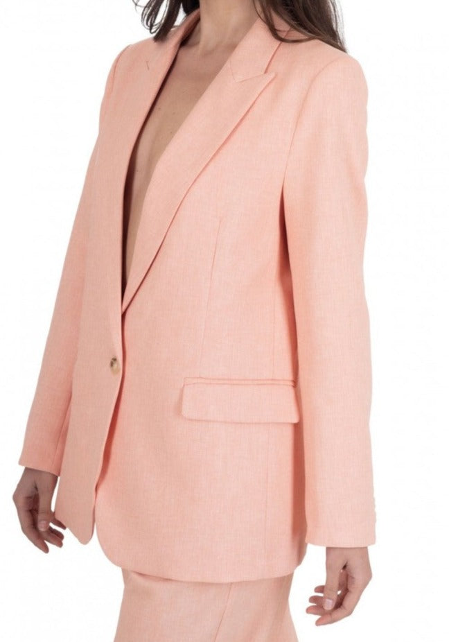 Vicolo Donna Giacca Blazer Pesca TE0192