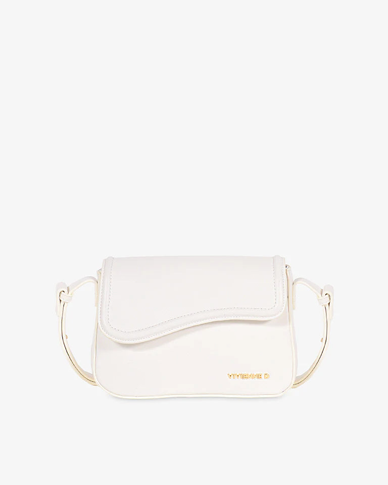 Vivienne D. donna borsa mini Londra V067 Bianco