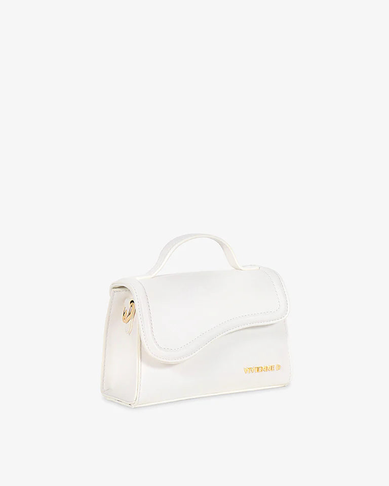 Vivienne D. donna borsa mini Londra V068 Bianco