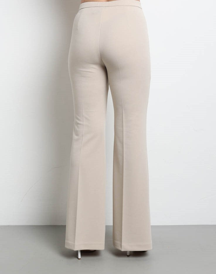 Vicolo donna pantalone a palazzo TB0079 Beige