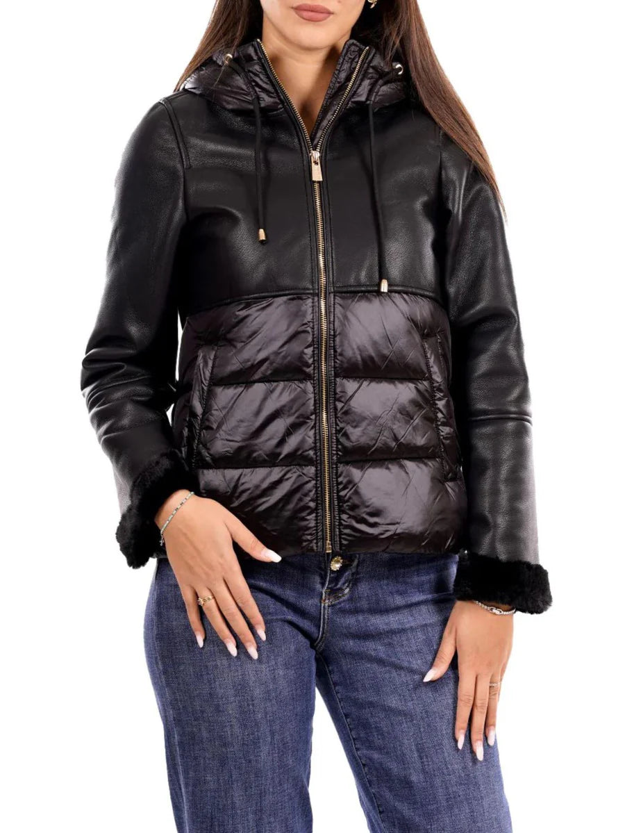 Yes Zee donna giubbino Pu Leather J018GB00 0801