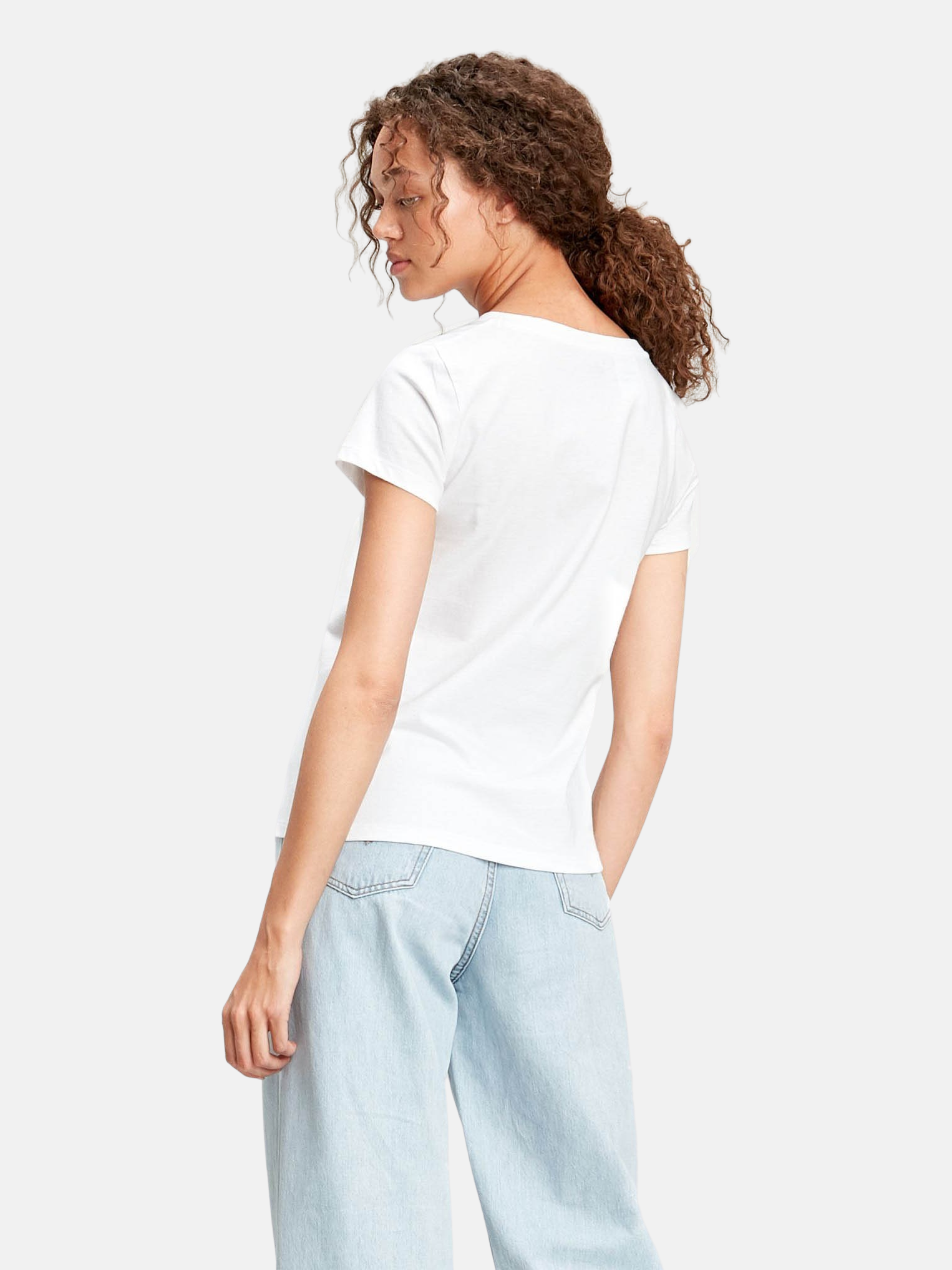 Levi's Donna T-shirt Perferct V Bianco 85341-0002