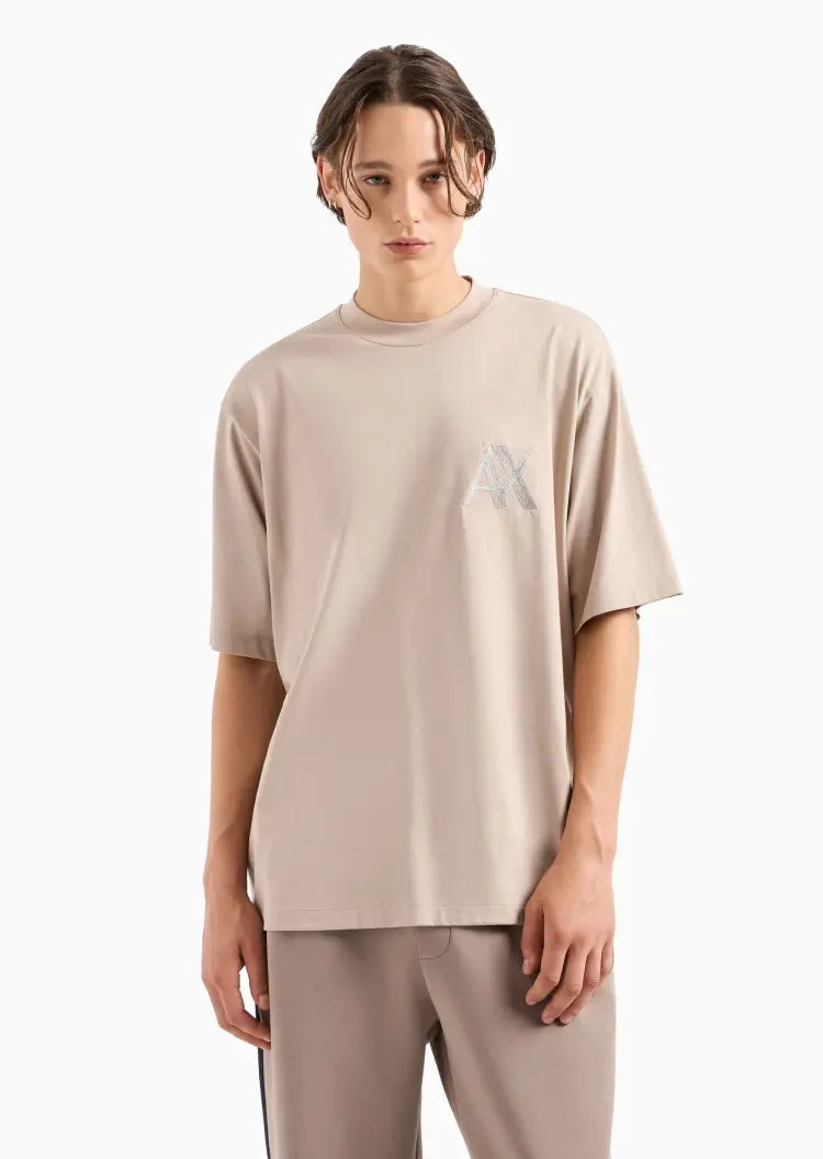 Maglietta armani exchange uomo hot sale