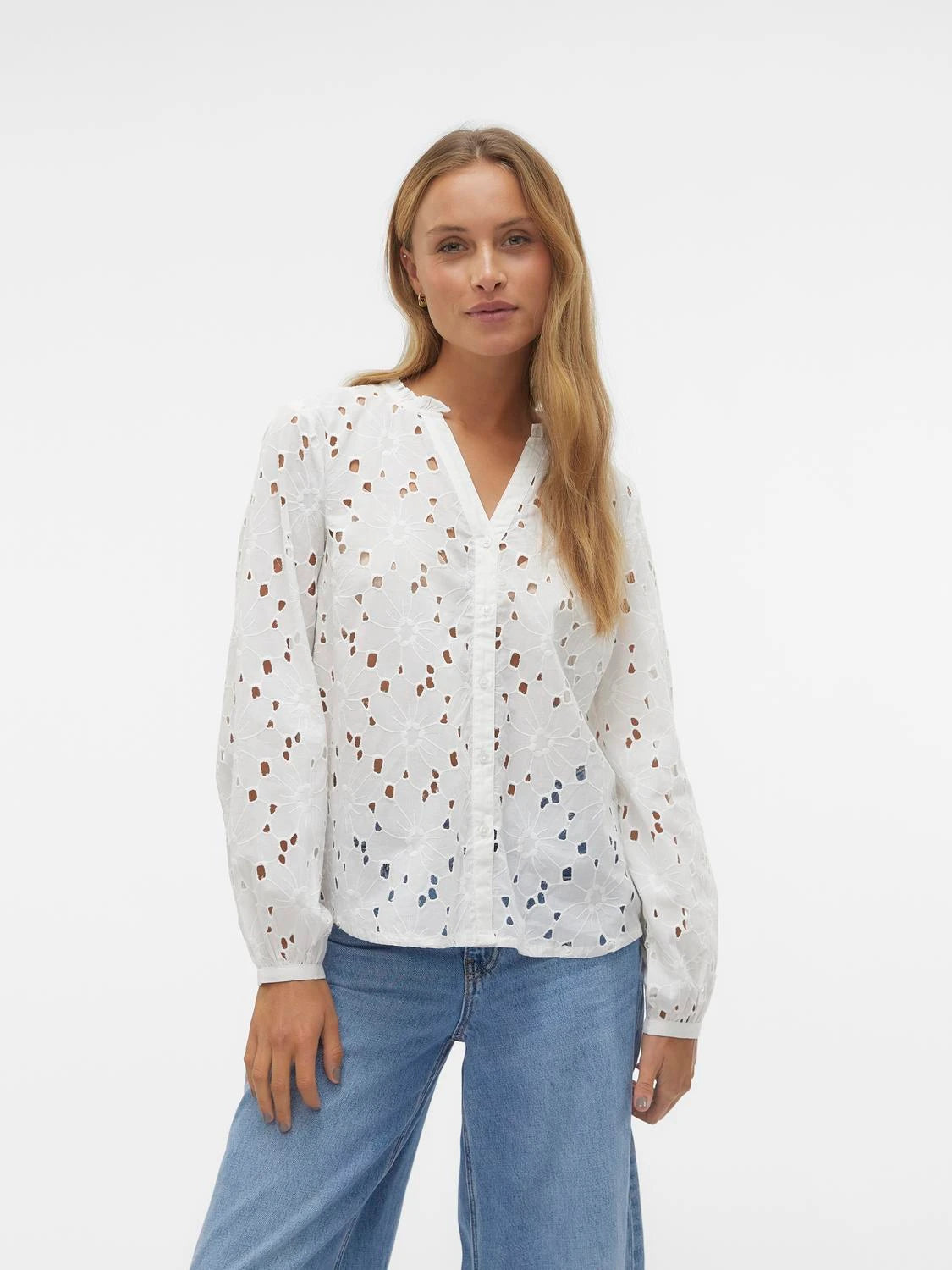 Vero Moda donna camicia Mida 10303333 Snow White