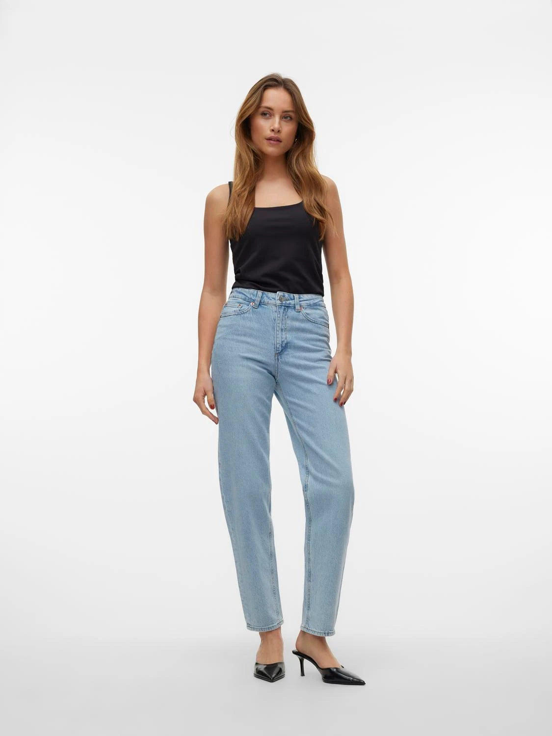 Vero Moda donna jeans Tessa mom RA389 10302290 Light Blue Denim