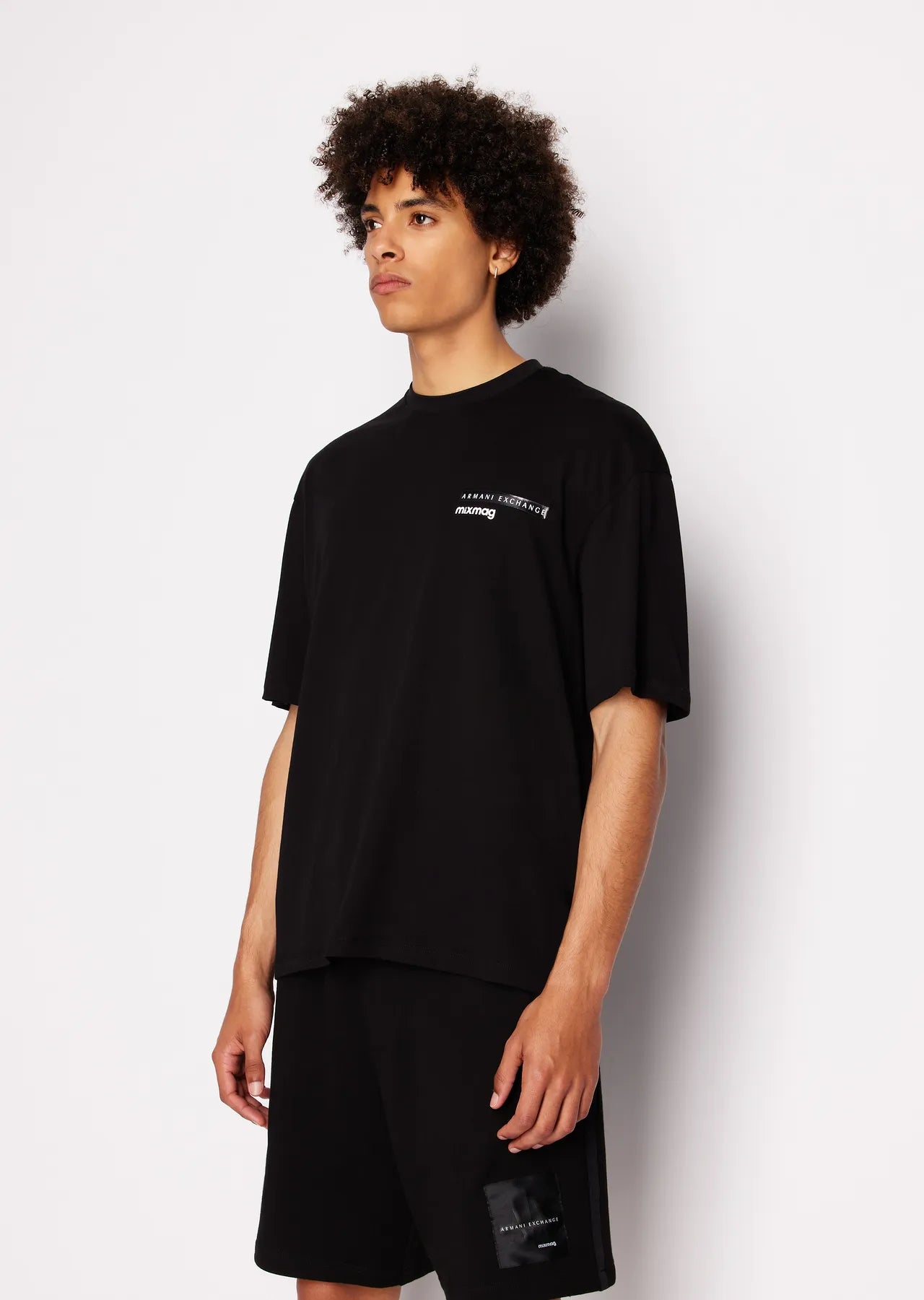 Armani Exchange uomo t-shirt 3DZTJA ZJ8EZ 1200 Nero