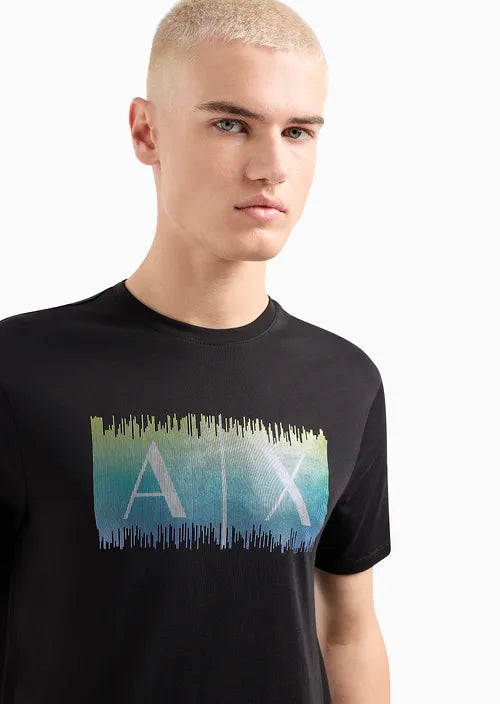 Armani Exchange uomo t-shirt 3DZTJG ZJBYZ 1200 Nero