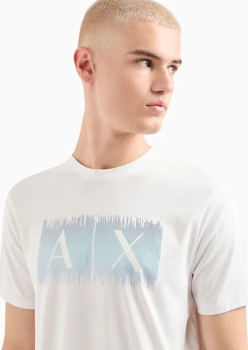 Armani Exchange uomo t-shirt 3DZTJG ZJBYZ 1116 Bianco