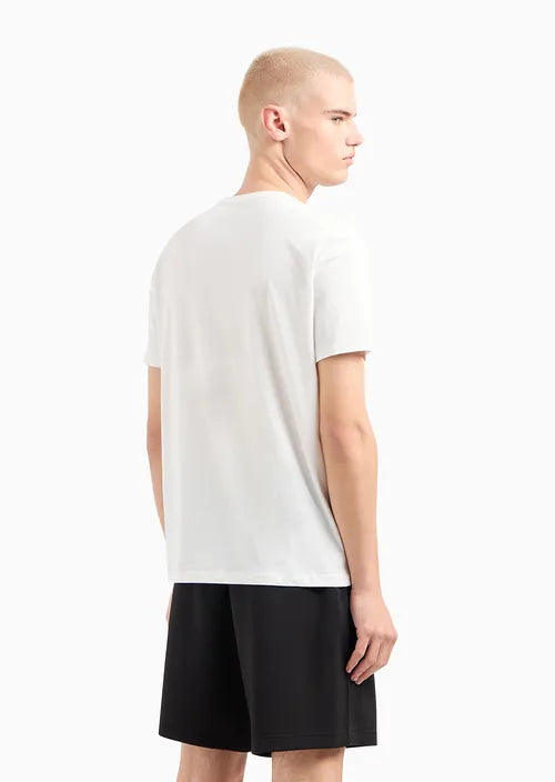 Armani Exchange uomo t-shirt 3DZTJG ZJBYZ 1116 Bianco