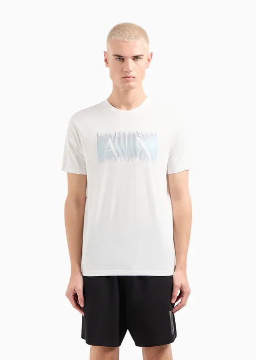 Armani Exchange uomo t-shirt 3DZTJG ZJBYZ 1116 Bianco