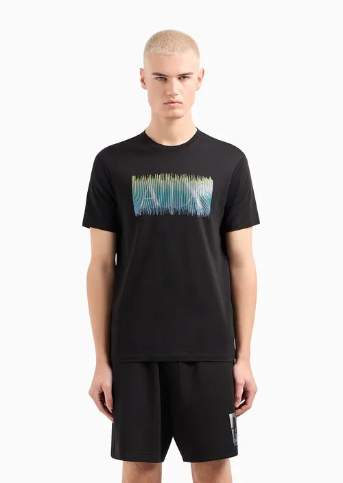 Armani Exchange uomo t-shirt 3DZTJG ZJBYZ 1200 Nero