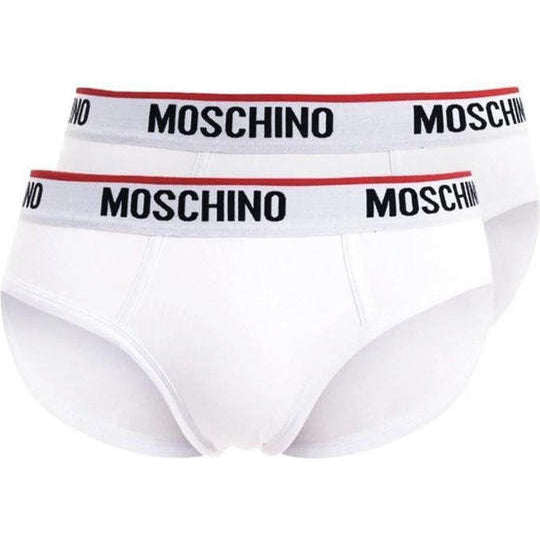 Moschino Uomo Slip Bi-Pack Bianco 3924300