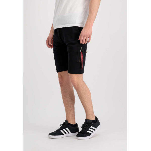 Alpha Industries Uomo Bermuda Nero 166301