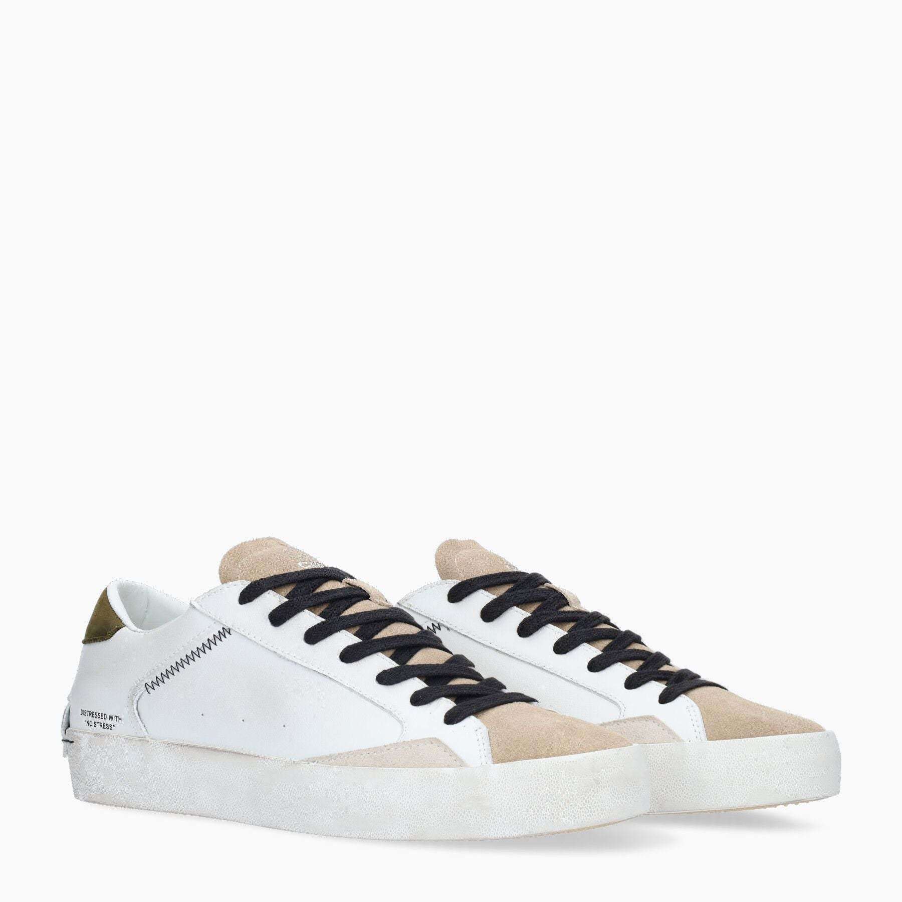 Crime London Uomo Scarpa Distressed 13104PP4B
