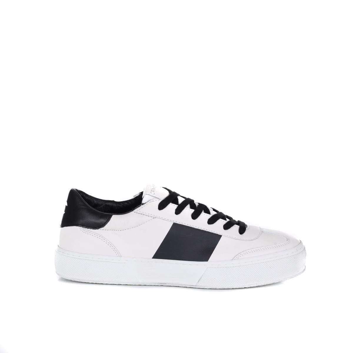 Crime Uomo Scarpe Sportive Sneakers Essential B/W