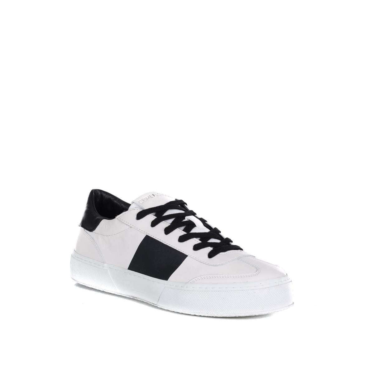 Crime Uomo Scarpe Sportive Sneakers Essential B/W