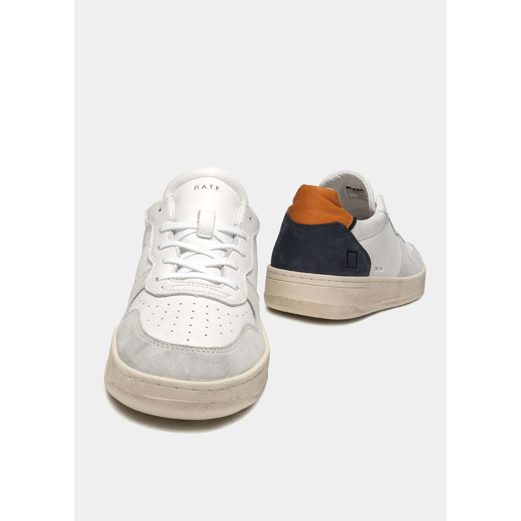 D.A.T.E. Uomo Scarpa Court Leather M361-CR-LE-WL