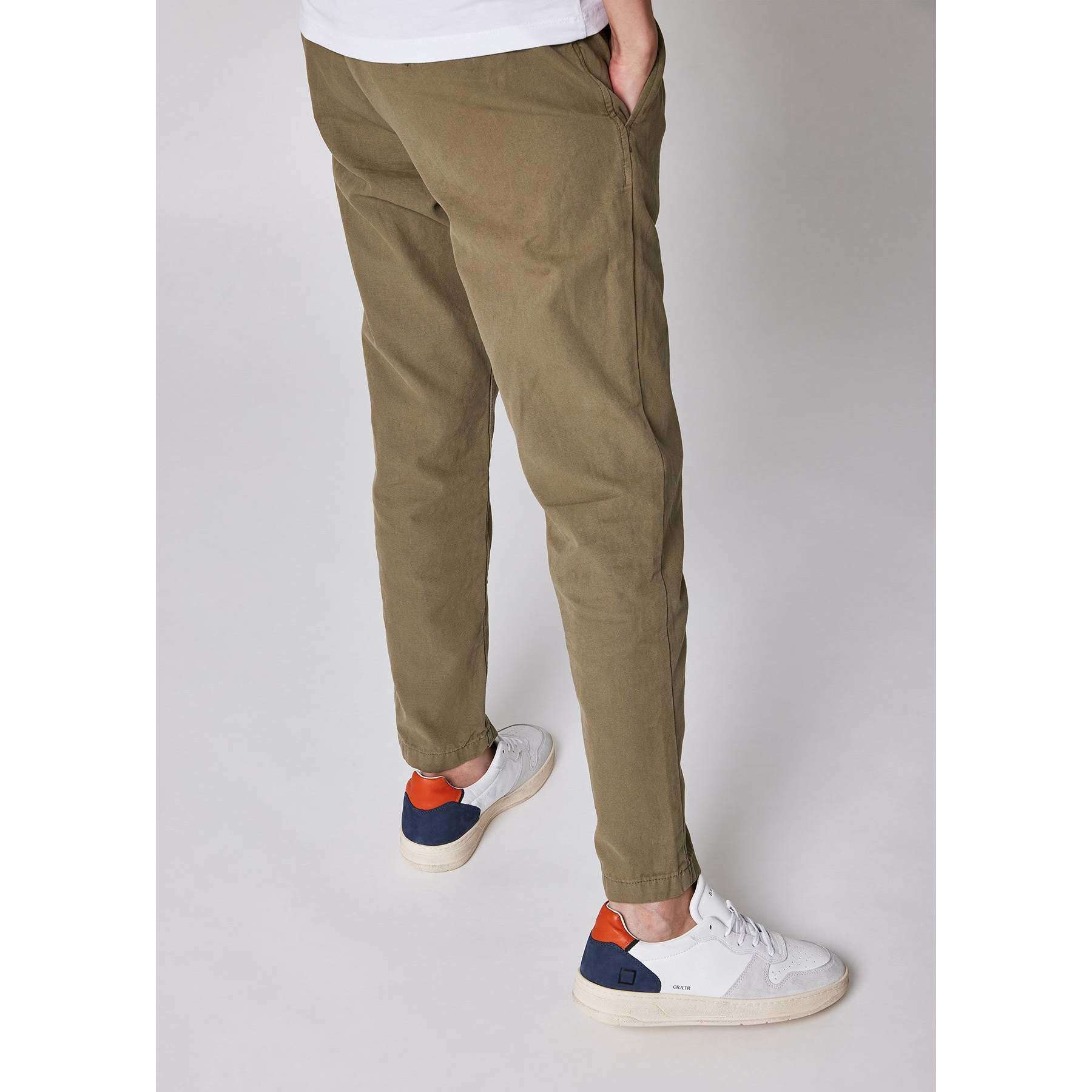 D.A.T.E. Uomo Scarpa Court Leather M361-CR-LE-WL