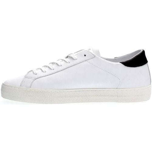 D.a.t.e. Uomo Scarpa Hill Low Calf Bianco e Nero M381-HL-CA-WB