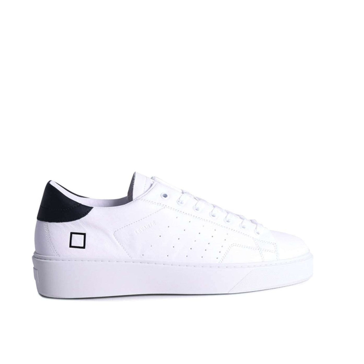 Da.t.e. Uomo Scarpa Levante Calf Bianco e Nero M381-LV-CA-WB