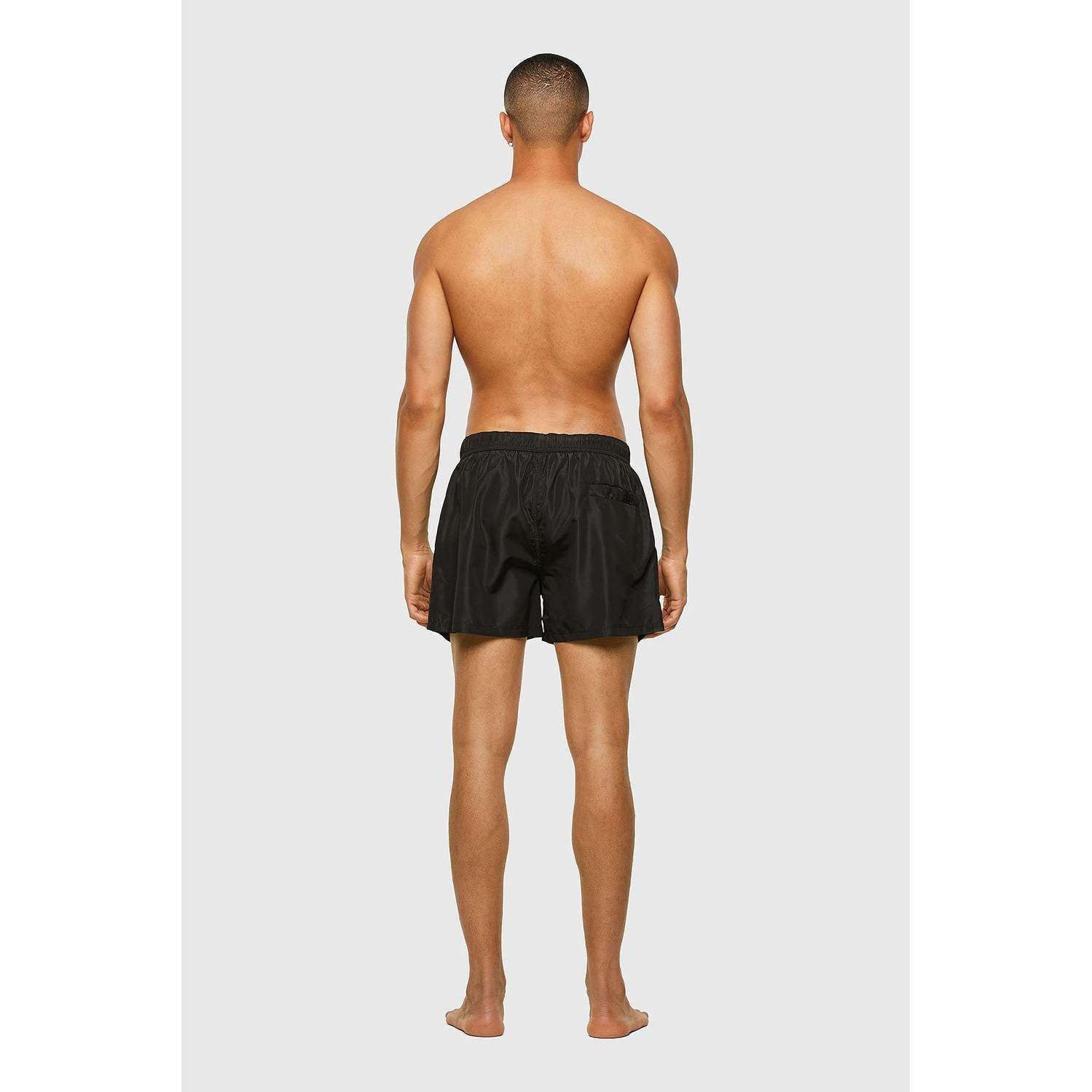 Diesel Costume Boxer Uomo colore Nero Finiture a Contrasto Gialle