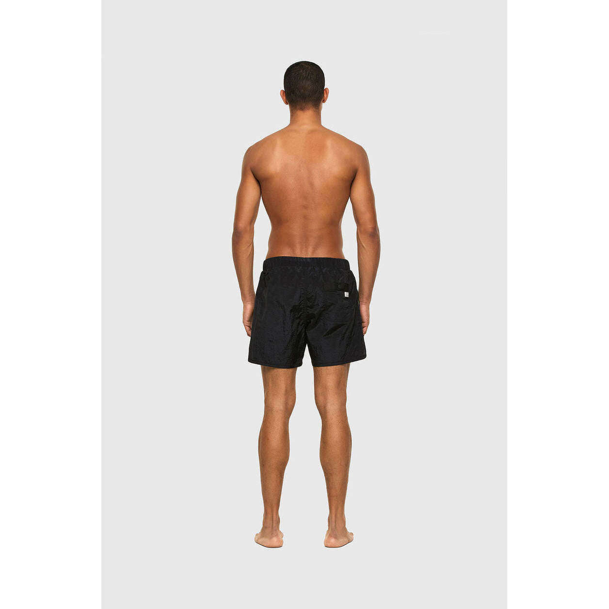 Diesel Costume da Uomo Boxer Colore Nero Effetto Metallizzato