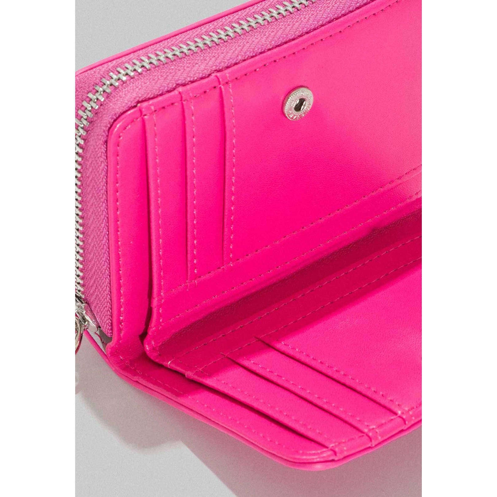 Gaelle Donna Borsello Portafogli Mini Zip Around Fucsia GBDP4078