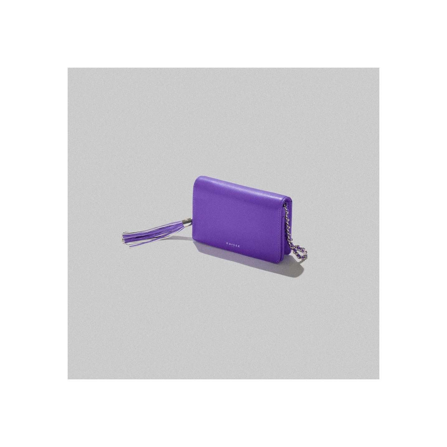 Gaelle Donna Portafogli Pochette Viola GBDP4075